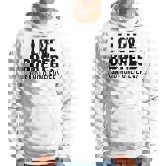 Divertido Regalo De Entrenamiento I Love Burpeesarcástico Gym Cita Sudadera - Regaloses