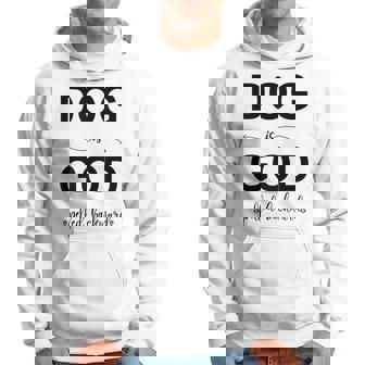 Dog Is Godpelled Backwards-面白い犬の言葉 パーカー - Kawaiitshirt