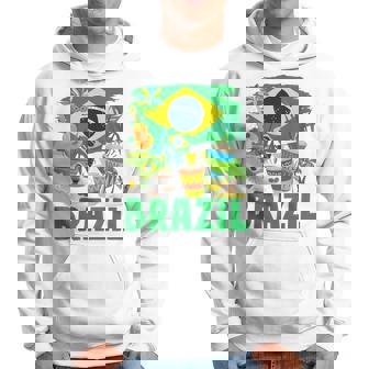 Drapeau Du Brésil Idée De Tenue Pour Enfants Drapeau Du Brésil Et Du Brésil Sweat à capuche - Cadeauxyz