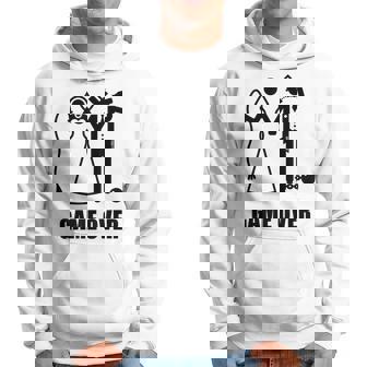 Game Over Jga Recién Casados Látigo Cerveza B Sudadera - Regaloses