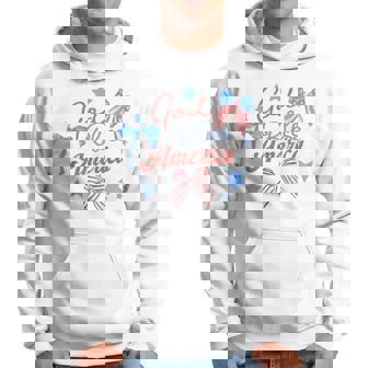 God Bless America コケットボウ 7月4日 キリスト教の愛国心 パーカー - Kawaiitshirt