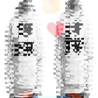 I Heart Fw Initials I Love FW First And Last Name F W パーカー - Kawaiitshirt