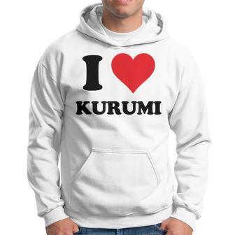 I Heart Kurumi ファーストネーム I Love パーソナライズ パーカー - Kawaiitshirt
