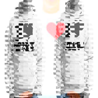 I Heart Teru 名 I Love パーソナライズ パーカー - Kawaiitshirt