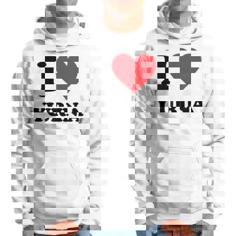 I Heart Yurina ファーストネーム I Love パーソナライズ パーカー - Kawaiitshirt