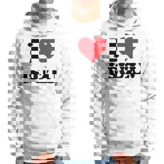 I Heart いすゞ ファーストネーム I Love パーソナライズ パーカー - Kawaiitshirt