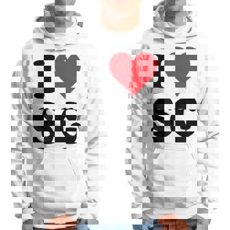 I Heartg イニシャル I LoveG 姓 G パーカー - Kawaiitshirt