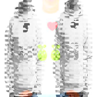 Humor Peaimple Minimalistegetable I Love Peas 長袖tシャツ パーカー - Kawaiitshirt