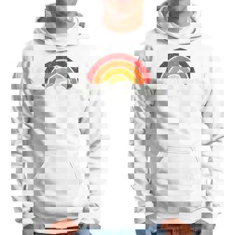 Hyde Park New York Ny ヴィンテージ 70年代 レトロレインボーデザイン パーカー - Kawaiitshirt