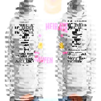 Ich Heirate Bräutigam tag Party Jga Kapuzenpullover - Seseable