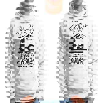 Je Peux Pas Je Me Barre En Caravane Humour Camping-Car Sweat à capuche - Cadeauxyz