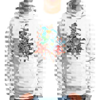 Justice Leaguetarbursts Kapuzenpullover - Seseable