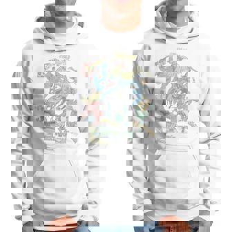 Justice Leagueuper Collage Kapuzenpullover - Seseable