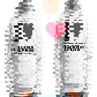 I Love Ludomir パーカー - Kawaiitshirt