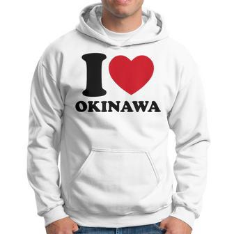 I Love Okinawa アイラブ 沖縄 メンズ 琉球 お土産 旅行 パーカー - Kawaiitshirt