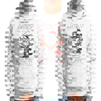 Merry Fitmas クリスマス フィットネス アグリークリスマス スウール サンタ 長袖tシャツ パーカー - Kawaiitshirt