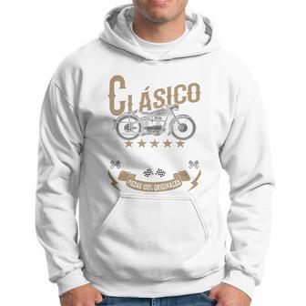 Motero Todo Un Clásico Nacido En 1968 Cumpleaños Manga Larga Sudadera - Regaloses
