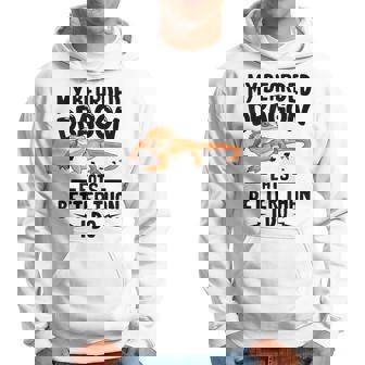 My Bearded Dragon Eats Better Than I Do トカゲ爬虫類 パーカー - Kawaiitshirt