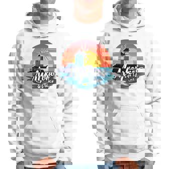 Mykonosibes ヴィンテージ 夕日 ギリシャの島 ギリシャ お土産 長袖tシャツ パーカー - Kawaiitshirt