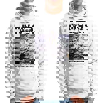 Nasaアポロ11号の月面宇宙飛行士の有名なワームロゴ パーカー - Kawaiitshirt