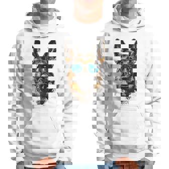 Obra De Arte De Pastor Alemán Con Diseño De Perro Pastor Alemán Sudadera - Regaloses