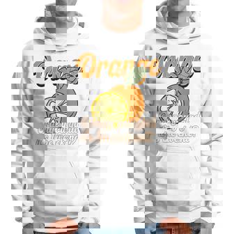 Orange You Glad It's The Weekend Fun Citrus Fruit Back パーカー - Kawaiitshirt