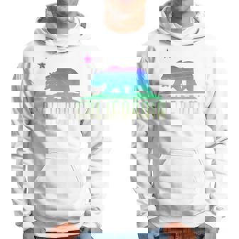Ours Animal Été Tropical Caliacances Californie Sweat à capuche - Cadeauxyz