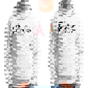 Paris Tour Eiffel France Love City Tripouvenir Français Sweat à capuche - Cadeauxyz