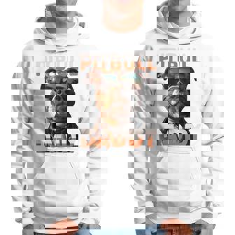 Pitbull Daddyピットブル・パパ・ヴァタータグ アメリカン・ピット・ブル・テリア・パパ 長袖tシャツ パーカー - Kawaiitshirt