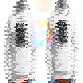 Pug Dog Lovers カラフル ポップアート パグ 長袖tシャツ パーカー - Kawaiitshirt