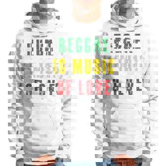 Reggae Is Music Of Love 長袖tシャツ パーカー - Kawaiitshirt