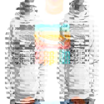 Retrointage Zeppelinunset 70S 80S Dirigible Envejecido Manga Larga Sudadera - Regaloses