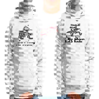 I Ride A Monkey オートバイミニバイクまたはピットバイク パーカー - Kawaiitshirt