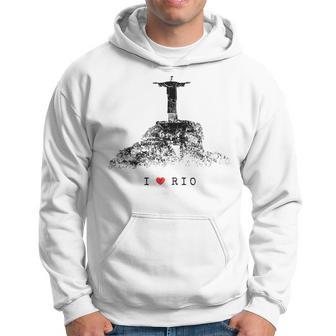 Rio De Janeiro リオデジャネイロのスカイライン イエスキリストの像 ブラジル 愛 パーカー - Kawaiitshirt
