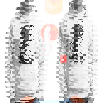 Samurai Japonés Rojo Eclipse Guerrero Arte Sudadera - Regaloses