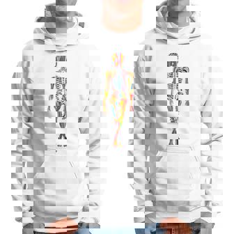 Skelleton カラフル ヒューマンアート 抽象 グラフィック スケルトン パーカー - Kawaiitshirt