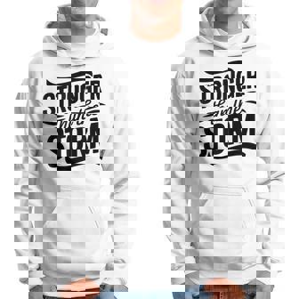 Stronger Than Thetorm Motivational Inspirational Positive パーカー - Kawaiitshirt