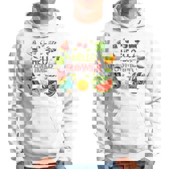 Summeribes ビーチバケーション ハローサマー トロピカル 楽しいデザイン パーカー - Kawaiitshirt