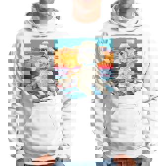 Sunny Day Doggy グラフィックデザイン ビーチレディ 子犬 長袖tシャツ パーカー - Kawaiitshirt