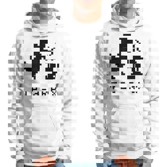 Tea Rex Pixel 8ビットゲーム恐竜 パーカー - Kawaiitshirt