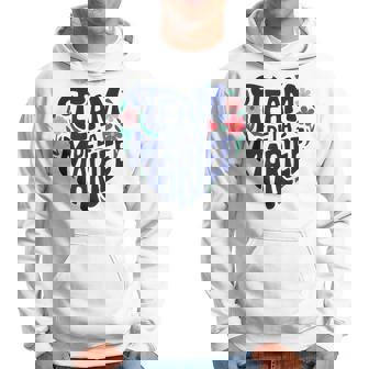 Team De La Mariée Evjf Forme De Coeur Fleurs Mariage Bride Sweat à capuche - Cadeauxyz