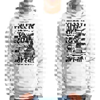 This Is My Work From Homearcastic Cat Remote Worker パーカー - Kawaiitshirt