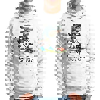 Tralalero Tralala Brain Red hark Meme 長袖tシャツ パーカー - Kawaiitshirt