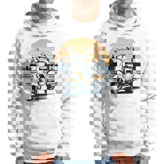 Trottinette Italienneespaintage Minimaliste Rétro Esthétique Sweat à capuche - Cadeauxyz