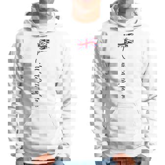 Uk United Kingdomignature ユニオンジャックフラッグポール背面に パーカー - Kawaiitshirt