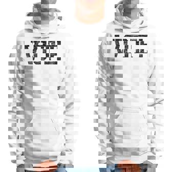 Vote レディース メンズ アンティーク調テキスト 2024 選挙 パーカー - Kawaiitshirt