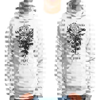 Walhalla Raven Odins ルーンズ ノルディック コンパス バイキング 長袖tシャツ パーカー - Kawaiitshirt