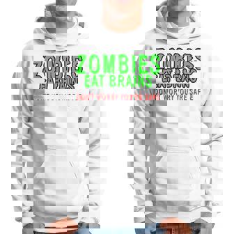 Zombies Eat Brains Don't Worry You'reafe パーカー - Kawaiitshirt
