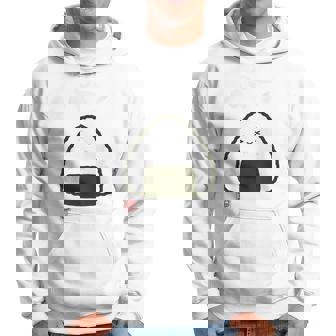 「パン-おにぎり」おもしろ 筆文字 服裏側 面白い文字入り パーカー - Kawaiitshirt