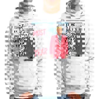 「今年一番素晴らしい言葉だ」トランプクリスマス 長袖tシャツ パーカー - Kawaiitshirt